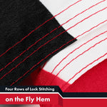 Load image into Gallery viewer, G128 5 Pack: Iraq (Iraqi) Flag  3x5 feet  Printed 150D Indoor/Outdoor, Vibrant Colors, Brass Grommets, Quality Polyester, Much Thicker More Durable Than 100D 75D Polyester