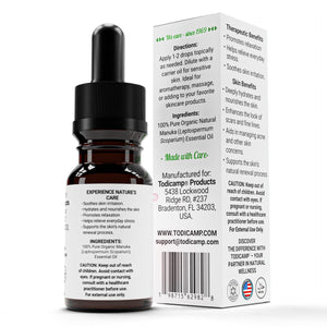 100% Pure Manuka Oil from New Zealand Therapeutic Grade Essential Oil for Wound
