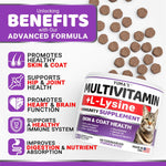 Load image into Gallery viewer, Cats Multivitamin Chewable Hip Joint Support Immune Health Skin Heart Digestion Probiotics