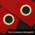 Load image into Gallery viewer, G128 5 Pack: Pirate Jolly Roger Red Head Scarf Flag  2.5x4 Ft  ToughWeave Series Embroidered 300D Polyester  Novelty Flag, Embroidered Design, Indoor/Outdoor, Brass Grommets