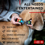 Load image into Gallery viewer, Nylon Dog Collar Adjustable All Sizes Breakaway Plastic Buckle &amp; QR Tag Avocado