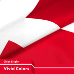 Load image into Gallery viewer, Denmark Danish Flag 3x5 Ft 10Pack 150D Printed Polyester By G128