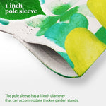 Load image into Gallery viewer, G128 Combo Pack: Garden Flag Stand Black 36 in x 16 in &amp; Garden Flag Home St. Patrick's Day Decoration Gnome with Green Heart 12x18 DoubleSided Blockout Fabric