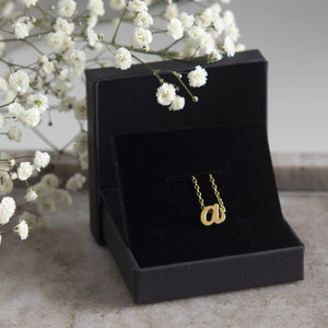 SIGONNA Initial Necklaces for Women 18k Gold Plated Pendant Chain Personalized Letter Necklace A Z Dainty Gold Choker Necklaces Necklaces for Teen Girls Girls Womens Necklaces