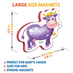 Load image into Gallery viewer, 27 Foam Fridge Magnets for Toddlers 3 years Farm Animals Magnets for Kids
