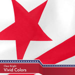 Load image into Gallery viewer, G128 Combo Pack: USA American Flag 3x5 Ft 150D Printed Stars &amp;Washington DC Flag 3x5 Ft 150D Printed