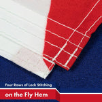 Load image into Gallery viewer, G128 Combo Pack: USA American Flag 3x5 Ft 150D Printed Stars &amp; United Kingdom (Union Jack) Flag 3x5 Ft 150D Printed