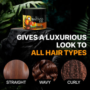 100% Raw Batana Oil for Hair Growth from Honduras Promotes Hair Density Reduces