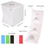 Load image into Gallery viewer, Photo Light Box Portable Small Shooting Tent White Cube Studio LED Kit Room Mini