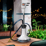 Load image into Gallery viewer, Premium Hookah Hose with Mouthpiece 60 Long Silicone Water Pipe Hose Washable with 15 Aluminum Easy Grip Mouthpiece Modern Design Handle Won&#39;t Rust or Ghost Hookah Hose Silicone
