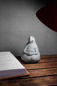 Zhdun Meme Homunculus Loxodontus Plaster Gypsum Sculpture Piggy Money Bank