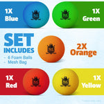 Load image into Gallery viewer, Mini Hockey Balls   6 Soft Foam Balls for Knee and Floor Hockey   2  Indoor Mini Hockey Balls