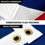 Load image into Gallery viewer, G128  6 Feet Tangle Free Spinning Flagpole (Black) Texas Flag Brass Grommets Spun Polyester 3x5 ft (Flag Included) Aluminum Flag Pole