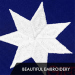 Load image into Gallery viewer, G128 10 Pack: Bennington 76 Flag  1x1.5 Ft  ToughWeave Series Embroidered 300D Polyester  Historical Flag, Embroidered Design, Indoor/Outdoor, Brass Grommets