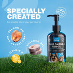 Load image into Gallery viewer, Fish Oil for Dogs &amp; Cats Supplement 6.9 oz Immunity Support Coat &amp; Skin Health Dogs Cats Pet Supplies