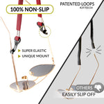 Load image into Gallery viewer, SIGONNA Eye Glasses String Holder Strap   Eyeglass Straps Cords for Men Women   Eyeglass Holders Around Neck   Sunglasses String Chain Lanyard Retainer   4 Pcs Green Red
