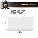 Load image into Gallery viewer, Shooting Pad 24x48 inch Shoot Like on Real Ice Practice Shooting Stickhandling Passing Skills on 8 sqft Convenient Off Ice Training Easy to Carry Synthetic Ice Mat