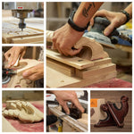 Load image into Gallery viewer, Wall Mount Gun Rack Hold Up Displays Horizontal Shotgun Bow Hanger Wood Hooks
