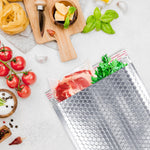 Load image into Gallery viewer, Thermal Bubble Mailer 11 x 15 Inch Pack of 25 Metallic Bubble Envelopes Insulated Mailers for Cold Shipping. Insulated Shipping Envelopes. Waterproof Foil Thermal Bags
