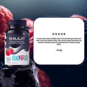 Shilajit Gummies 10000mg Pure Himalayan Shilajit with Fulvic Acid Trace