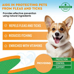 Load image into Gallery viewer, Oral Flea &amp; Tick Prevention for Dogs and Cats Natural Flea Control and Medicine &amp; Treatment for Small and Large Dogs Multivitamin Drops Supplements for Pets Made in USA

