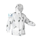 Load image into Gallery viewer, Blur Snow Camo Winter Masking Overall Ultra Thin Overwhites Airsoft XL Size
