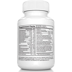 Women's Multivitamin & Mineral Complex with Plant Based Extracts Hair Skin and Nails Vitamins Foundational Multivitamin for Women 30 Day Supply