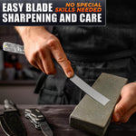 Load image into Gallery viewer, Straight Razor Carbon Steel Blade 11.4 in Secure Grip for Shaving