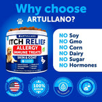 Load image into Gallery viewer, Dog Allergy Relief Chews Itchy Skin Relief Omega-3 Fish Oil