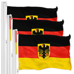 Load image into Gallery viewer, 3Pack: Germany Ensign Flag 3x5 FT Printed 150D Polyester
