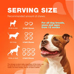 Load image into Gallery viewer, Glucosamine for Dogs  Joint Supplement for Dogs  Glucosamine Chondroitin  180 Hip and Joint Care Mobility Chews  MSM, Turmeric  Advanced Mobility Support  Bone Health  Large and Small Breeds