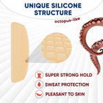 Load image into Gallery viewer, Eyeglass Nose Pads Anti Slip 1 mm Silicone Nose Bridge 6 Pairs Beige Color
