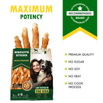 Load image into Gallery viewer, Dog Treats Biscuits Sticks Chicken Wrapped Human Grade Meat 10.6 oz  Natural Dried Snacks Rawhide  Free &amp; Grain Free Long Lasting Chews for Large &amp; Small Dogs  Best for Training &amp; Healthy Teeth