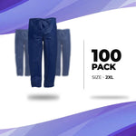 Load image into Gallery viewer, Dark Blue Disposable Scrub Pants XX L Pack of 10 Polypropylene Non Sterile
