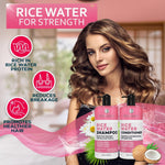 Load image into Gallery viewer, Rice Water Shampoo and Conditioner Set   Sulfate Free for Thin and Fine Hair