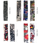 Load image into Gallery viewer, Tattoo Arm Sleeves 8PCS Cooling Cover UV Sun Protection Outdoor Sports Golf
