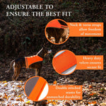 Load image into Gallery viewer, Lightweight Dog Vest Mid-Back Coverage 24 in Chest x 17 in Neck Orange