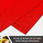 Load image into Gallery viewer, G128 Mexico Mexican Flag  6x10 Ft  Double ToughWeave Series Double Sided Embroidered 210D Polyester  Country Flag, Embroidered Design, Indoor/Outdoor, Brass Grommets, Heavy Duty, 3ply