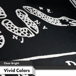 Load image into Gallery viewer, Join, or Die Black Flag 3x5 Ft 3Pack Printed 150D Polyester By G128