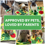 Load image into Gallery viewer, Snuffle Mat for Small Dogs Cats 19x19 inch Soft Foraging Mat for Rabbits Washable Anti Slip Perfect for Bunnies Guinea Pigs &amp; Hamsters Sniff Puzzle Toy for Puppies (Medium)