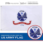Load image into Gallery viewer, US Army Flag 210D Embroidered Polyester 3x5 Ft  Double Sided 3ply
