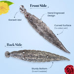 Load image into Gallery viewer, The Fine Living Co. Elegant Silver Incense Burner Holder Set of 2 Perfect for Relaxation Meditation Home Fragrance Aromatherapy Yoga Zen Atmosphere Home Decor
