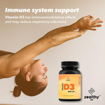 Load image into Gallery viewer, Zealthy Life Vitamin D3 with K2 60 Capsules
