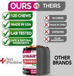 Load image into Gallery viewer, Dog UTI Treatment 120 Chews Cranberry Supplement Bladder Control