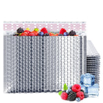 Load image into Gallery viewer, Thermal Bubble Mailer 13.75 x 10.5 Inch Pack of 10 Metallic Bubble Envelopes Foil Insulated Mailers for Cold Shipping. Padded Envelopes Waterproof. Cold Insulated Shipping Bags
