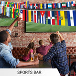 Load image into Gallery viewer, G128 Latin America 20 Countries  Bunting Banner  Flag 12 x 18 Inch, Full String 30 Feet  Printed 150D Polyester, Decorations For Bar, School, Festival Events Celebration