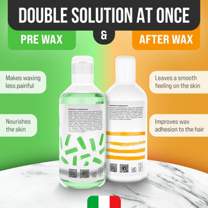 Pre and Post Waxing Care Home Kit for Women and Men Pack of 2 Spray Care