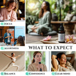 Load image into Gallery viewer, Anxiolytic Calming Essential Oil Blend for Relief &amp; Relaxation 0.34oz Bergamot Orange Ylang Ylang Frankincense Lemongrass in Castor Oil Navel Patch &amp; Skin Application Cold Pressed