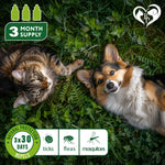 Load image into Gallery viewer, Topical Flea &amp; Tick Drops for Dogs Cats &amp; Rabbits Mosquito Repellent