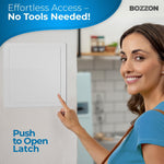 Load image into Gallery viewer, Access Panel for Drywall 12 x 12 inch Wall Hole Cover Push to Open Access Door Plumbing Heavy Durable Plastic White
